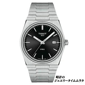 【スイスの伝統とその美しい融合】ティソ prx 腕時計 TISSOT ティソ PRX メンズ腕時計 クォーツ tissot T137.410.11.051.00 ブラック文字盤 T-Classic 電池式 ケース径40ミリ