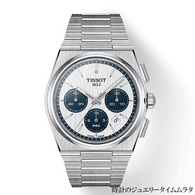 【腕時計収納ケースプレゼント】TISSOT ティソ PRX オートマティック クロノグラフ メンズ腕時計 T137.427.11.011.01 ホワイト文字盤 T-Classic 自動巻き ケース径42ミリ 60時間パワーリザーブ ラッピング無料 あす楽対応　リクルートウオッチ