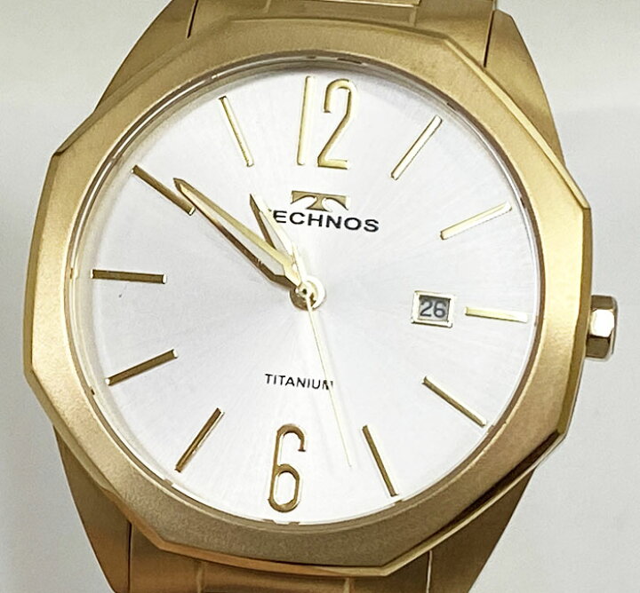 楽天市場 テクノス 腕時計 メンズウォッチ Technos T9b32gs チタン製 ギフト ラッピング無料 手書きのメッセージカードお付けします あす楽対応 時計のジュエリータイム ムラタ