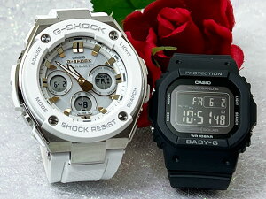 �y���ꂩ��̖������A���Ȃ��ƈꏏ�ɍ��݂����z���l������G�V���b�N �y�A�E�I�b�` G-SHOCK BABY-G �J�V�I 2�{�Z�b�g GST-W300-7AJF BGD-5650-1CJF �v���[���g �v���[���g�@�N���X�}�X�@�a���� ��j����