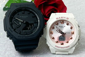 恋人たちのGショック ペアウオッチ G-SHOCK BABY-G ペア腕時計 カシオ 2本セット GA-2100-1A1JF BGA-320-7A1JF 電池式 アナデジ ラッピング無料 手書きのメッセージカード あす楽対応　クリスマス プレゼント 誕生日 御祝い還暦 銀婚式 結婚記念日 婚約