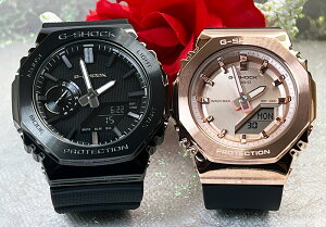 �y���̏� �ꏏ�Ƀ^�t�Ȏ����������zG�V���b�N �y�A�E�I�b�` G-SHOCK �y�A�r���v �J�V�I 2�{�Z�b�g GM-2100LXB-1AJF GM-S2110PG-1A4JF ���b�s���O���� �菑���̃��b�Z�[�W�J�[�h���t�����܂� �N���X�}�X 