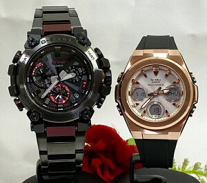 �y�����Ă�捡�N���ꏏ�ɉ߂������ˁz���l������G�V���b�N �y�A�E�I�b�` g�V���b�N �v�w �����N���X�}�X �v���[���g ��������G-SHOCK BABY-G �y�A�r���v �J�V�I 2�{�Z�b�g�x�r�[g MTG-B3000BD-1AJF M