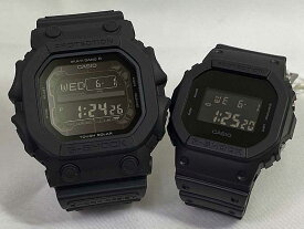 恋人たちのGショック ペアウオッチ G-SHOCK ペア腕時計 カシオ 2本セット gショック GXW-56BB-1JF DW-5600BB-1JF ソーラー電波 電池式 ブラック 黒 ラッピング無料 手書きのメッセージカード あす楽対応　クリスマス プレゼント 誕生日 御祝い還暦 銀婚式 結婚記念日 婚約