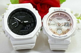 恋人たちのGショックペアウオッチ G-SHOCK BABY-G ペア腕時計 カシオ 2本セット GA-2100-7AJF BGA-250-7A2JF アナデジ ラッピング無料 メッセージカード手書きします あす楽対応 クリスマス プレゼント　クリスマス プレゼント 誕生日 御祝い還暦 銀婚式 結婚記念日 婚約