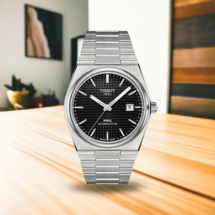 楽天市場】TISSOT ティソ PRX オートマティック メンズ腕時計 T137 