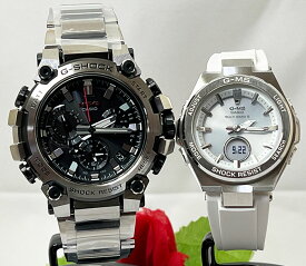 ペアウオッチ gショック恋人たちのGショック G-SHOCK BABY-G ペアウォッチ gショック 人気 婚約　夫婦 高級　クリスマス プレゼント おすすめペア腕時計 カシオ 2本セット gショック 電波ソーラー MTG-B3000D-1AJF MSG-W200-7AJF ラッピング無料 手書きのメッセージカード