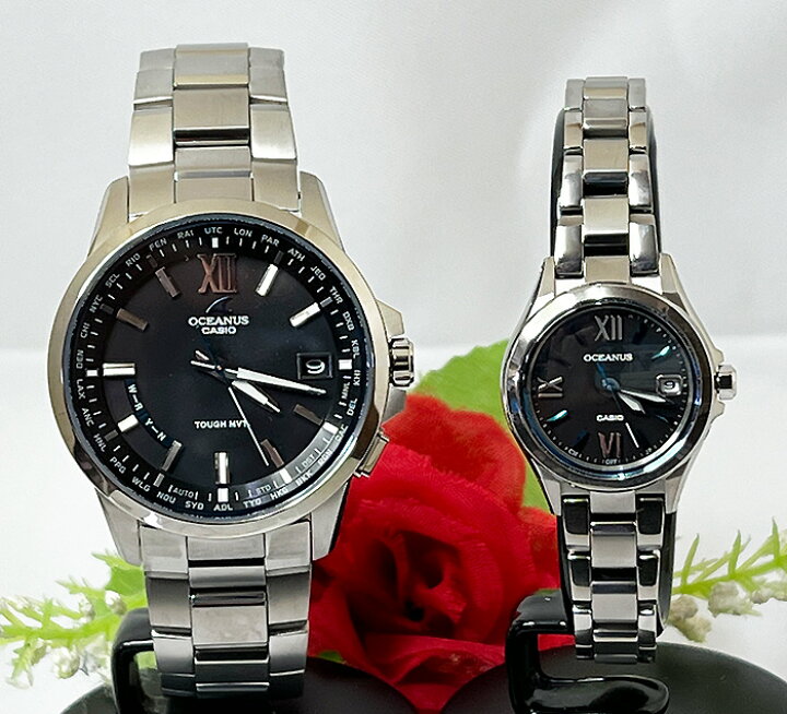 楽天市場】カシオ OCEANUS オシアナス 腕時計 ペアウオッチ 電波時計 