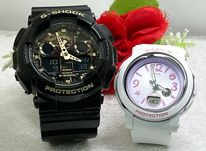 �y���ꂩ��̖������A���Ȃ��ƈꏏ�ɍ��݂����z���l������G�V���b�N�y�A�E�I�b�` G-SHOCK BABY-G �y�A�r���v �J�V�I 2�{�Z�b�g GA-100CF-1A9JF BGA-290US-6AJF ����v�w �����N���X�}�X �v���[���g ����