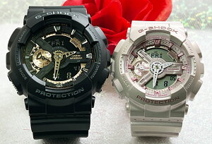 �y���Ȃ��ƍ��ށA���ꂩ��̎��ԁz���l������G�V���b�N�y�A�E�I�b�` G-SHOCK BABY-G �y�A�r���v �J�V�I 2�{�Z�b�g GA-110RG-1AJF GMA-S110ST-4AJF ���b�s���O���� �u���b�N�S�[���h�v�w�v�w �����N���X