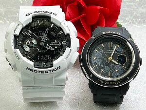 �y���̏� �ꏏ�Ƀ^�t�Ȏ����������zG�V���b�N �y�A�E�I�b�` G-SHOCK BABY-G �y�A�r���v �J�V�I 2�{�Z�b�gGA-110GW-7AJF BGA-150FL-1AJF �d�r�� �v���[���g ����v�w �����N���X�}�X �v���[���g �a���� ��