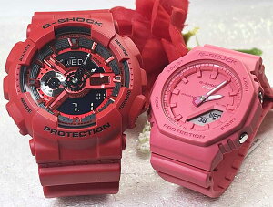 �y���̏� �ꏏ�Ƀ^�t�Ȏ����������zG�V���b�N�y�A�E�I�b�` G-SHOCK BABY-G �y�A�r���v �J�V�I 2�{�Z�b�g �A�i�f�WGA-110RRB-4AJFGMA-P2100-4AJF �v�w ���� �N���X�}�X �v���[���g �������� �a���� ��j�� 