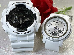 �y���̏� �ꏏ�Ƀ^�t�Ȏ����������zG�V���b�N�y�A�E�I�b�` G�V���b�N �y�A G-SHOCK BABY-G �y�A�r���v �J�V�I 2�{�Z�b�g GA-110GW-7AJFBGA-290SA-7AJF ����v�w �����N���X�}�X �v���[���g �������� �a��