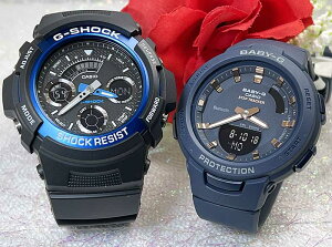 �y���̏� �ꏏ�Ƀ^�t�Ȏ����������zG�V���b�N �y�A�E�I�b�` G�V���b�N �y�A G-SHOCK BABY-G �y�A�r���v �J�V�I 2�{�Z�b�g AW-591-2AJF BG-169U-1CJF �l�C ����@�v�w �����N���X�}�X �v���[���g ��������