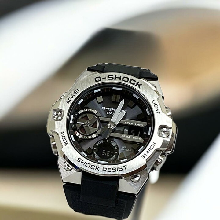 楽天市場】G-SHOCK カシオ メンズウオッチ GST-B400-1AJF ソーラー G 