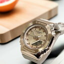 【国内正規品】G-SHOCK　男女兼用です カシオ腕時計 ジーショック 国内正規品ミッドサイズモデルメタルカバード バイオマスプラスチック採用 GM-S2110PG-4AJF レディース ピンク＆ゴールド