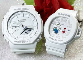 【これからの未来も、あなたと一緒に刻みたい】恋人たちのGショック ペアウオッチ　春色の限定ペアウオッチ G-SHOCK BABY-G ペア腕時計 カシオ 2本セット GA-2100-7A7JFBGA-10-7AJF誕生日 御祝い還暦 銀婚式　結婚記念日バレンタイン 婚約 婚約夫婦 高級　プレゼント