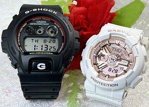 ペアウオッチ gショック恋人たちのGショックペアウオッチ Gショック ペア G-SHOCK BABY-G ペア腕時計 カシオ 2本セット DW-6900RL-1JFBA-110X-7A1JF ブランド 婚約 夫婦 高級 クリスマス プレゼント誕生日