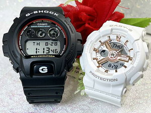 白い恋人達のペアウオッチ gショック 恋人たちのGショックペアウォッチ G-SHOCK BABY-G ペア腕時計 カシオ 2本セット アナデ DW-6900RL-1JFBA-110RG-7AJF お揃い 新品 人気 婚約 夫婦 高級 クリスマス
