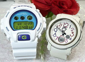 白い恋人達のペアウオッチ gショック恋人たちのGショック ペアウオッチ G-SHOCK BABY-G ペア腕時計 カシオ 2本セット白ホワイト DW-6900RCS-7JFBGA-290PA-7AJF 誕生日 御祝い 銀婚式 結婚記念日 婚約 人気