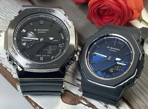 �y���ꂩ��̖������A���Ȃ��ƈꏏ�ɍ��݂����z���l������G�V���b�N �y�A�E�I�b�` g�V���b�N �l�C ����v�w ���� �N���X�}�X �v���[���g ��������G-SHOCK �J�V�I 2�{�Z�b�g �d�r�� GM-2100BB-1AJFG