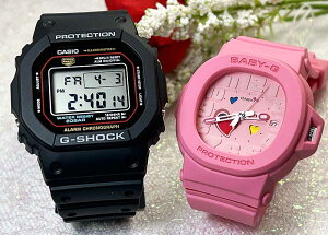 �y���̏� �ꏏ�Ƀ^�t�Ȏ����������z G�V���b�N �y�A�E�I�b�` G-SHOCK BABY-G �y�A�r���v �J�V�I 2�{�Z�b�gDW-5600RL-1J BGA-10-4AJF�@ �f�W�^�� �a���� ��j���җ� �⍥�� �����L�O�� ����l�C ����v�w 