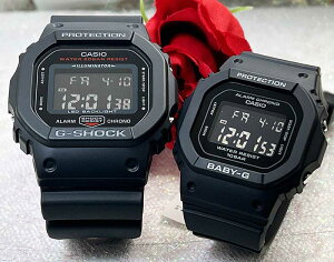 �y���Ȃ��ƍ��ށA���ꂩ��̎��ԁz���l������G�V���b�N �y�A�E�I�b�` G-SHOCK BABY-G �y�A�r���v �J�V�I 2�{�Z�b�g DW-5600UHR-1JFBGD-565U-1JF �d�r�� ����@�v�w �����N���X�}�X �v���[���g ��������