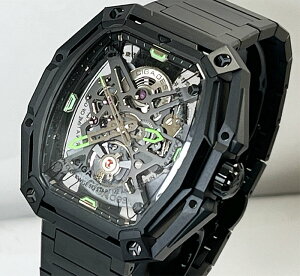 正規2年保証 CIGADesign シガデザイ Zハンターシリーズ Ciga Design Montre Serie Z Hunter Silver Z035-BB01-W1B  自動巻きムーブメント搭載 ステンレスケース ブラック ブラックバンド 楽天楽天市初上陸 メン