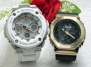 ペアウオッチ gショック恋人たちのGショックペアウォッチgショック 人気 婚約 夫婦 高級 クリスマス プレゼント おすすめ G-SHOCK BABY-G カシオ 2本セット G-MS 電波ソーラー クォーツ GST-W300-7A