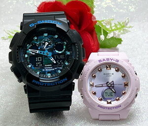 �y���ꂩ��̖������A���Ȃ��ƈꏏ�ɍ��݂����z�y�A�E�I�b�` g�V���b�N���l������G�V���b�N�y�A�E�H�b�` G-SHOCK BABY-G �y�A�r���v �J�V�I 2�{�Z�b�g �d�r��GA-100CB-1AJF BGA-320-4AJF�@�l�C ����@