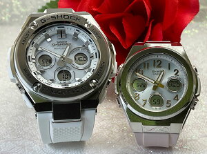 ペアウオッチ gショック 恋人たちのGショックペア 国内正規品 G-SHOCK BABY-G ペアウォッチ カシオ 2本セット 電波ソーラーG-STEEL G-MS 手書きのメッセージお付けします 婚約 夫婦 高級 クリスマス