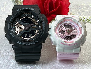 �y���Ȃ��ƍ��ށA���ꂩ��̎��ԁz���l������G�V���b�N �y�A�E�I�b�` G-SHOCK BABY-G �y�A�r���v �J�V�I 2�{�Z�b�g GA-110RG-1AJF BA-110PD-4AJF �d�r�� �a���� ��j���җ� �⍥�� �����L�O�� ���� �l�C 