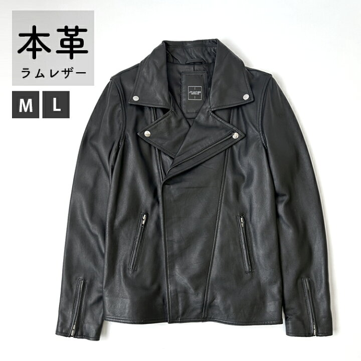 楽天市場】レザージャケット ダブルライダース ライダース メンズ 