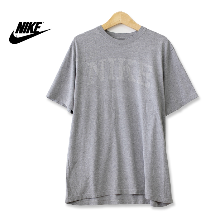 特選ユーズドtシャツシリーズ Sports Nike ナイキ 上質 ロゴ グレー Xlサイズ プリントtシャツ T 6