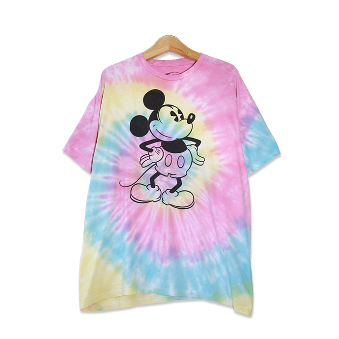 楽天市場】Disney ミッキーマウス タイダイ プリント 半袖Tシャツ 