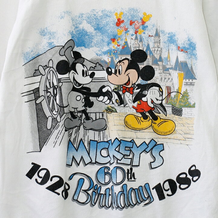 楽天市場】Disney ディズニー スウェットシャツ ミッキーマウス60周年 