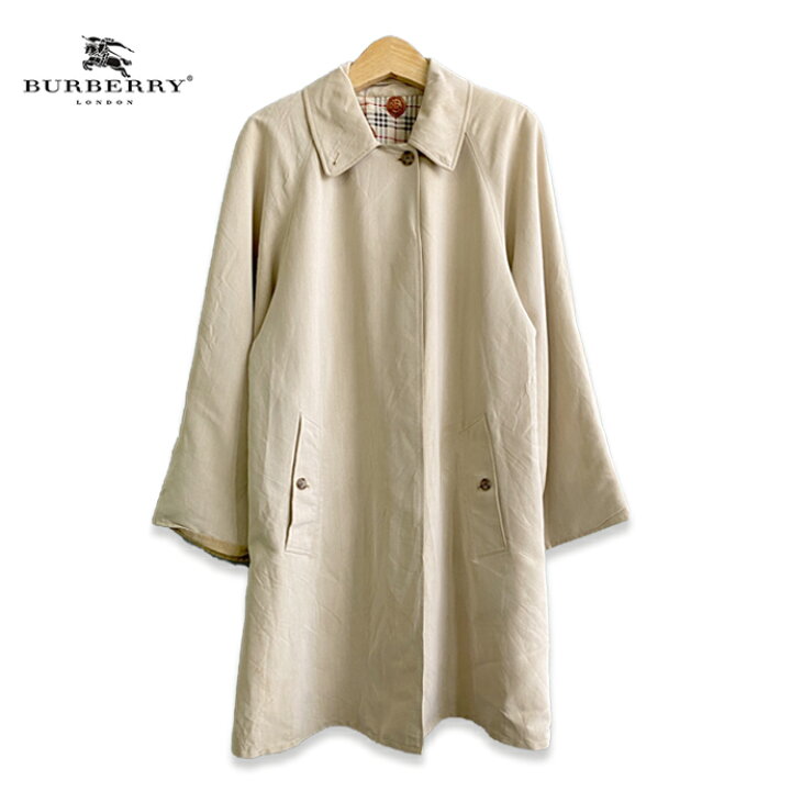 楽天市場】バーバリー Burberry ステンカラーコート レディース XL 