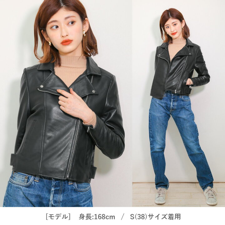 楽天市場】レザージャケット ライダースジャケット ダブルライダース 
