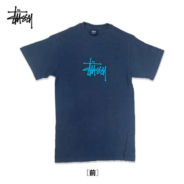 楽天市場 ステューシー Stussy ロゴマーク プリントtシャツ ネイビー S アメリカ製 古着 ユーズド T2603 2 神戸パティーナ