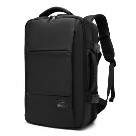 リュック メンズ 28L 大容量 収納力 撥水 耐摩擦 ナイロン素材 出張 旅行 通勤 社会人 ビジネス PC収納 パソコンリュック 2WAY バッグパック キャリーオンバッグA4 15インチノートPC対応 ブランド おしゃれ 50代 40代 30代 20代 198035 グッシオ