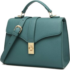 【グッシオ ゴールド】ショルダーバッグ エレガンス 高見え PUレザー スクエア型 ファッション オンオフ兼用 レディース italy 171043