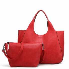 ＼スタート28時間限定20％OFF／2WAY トートバッグ x ショルダーバッグインバッグ セット PUレザー 軽量 A4対応 レディース イタリア レザー【グッシオ】 バッグ グッシオイタリー