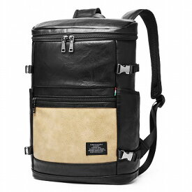 リュックサック おしゃれ バックパック イタリア ブランド 大容量 革 リュック メンズ a4対応 撥水 軽量 PC レザー 高級 グッシオ ウォーモ ヴィンテージ風 ドラム型 デイリュック イタリア　レザー ビジネスバッグ グッシオメンズ
