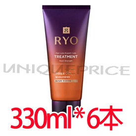 (リョ)RYO 呂滋養潤毛 抜け毛ケアトリートメント 毛根強化330ml*6本/海外直送品