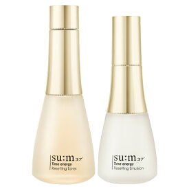 [su:m37°]スム37°タイムエナジー スキンリセッティング リファイニング トナー 170ml（化粧水）+エマルジョン120ml（乳液）/ sum37 /Time energy Reseting