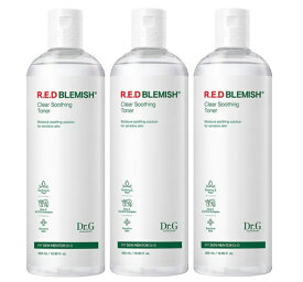 DR.Gドクタージーレッド ブレミッシュ クリア スージング トナー500ml*3個 /R.E.D BLEMISH CLEAR SOOTHING TONER スキンケア 敏感肌 化粧水 ドクタージー 韓国コスメ