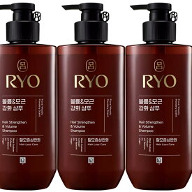 [呂/リョ]黒雲 ボリューム&毛根強化シャンプー480ml 3本
