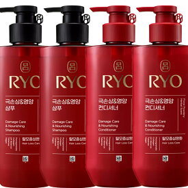 [呂]Ryo含光極ダメージケアシャンプー480ml*2本+コンディショナー480ml*2本
