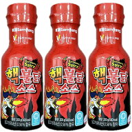 [三養]ヘックブルダックソース200g*3個　激辛ソース　ブルダック炒め麺　辛口　調味料　簡単ソース