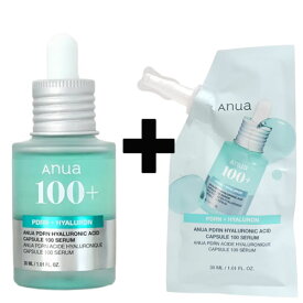 ANUAアヌアPDRNヒアルロン酸カプセル100セラム30ml OR レフィル30ml 選択